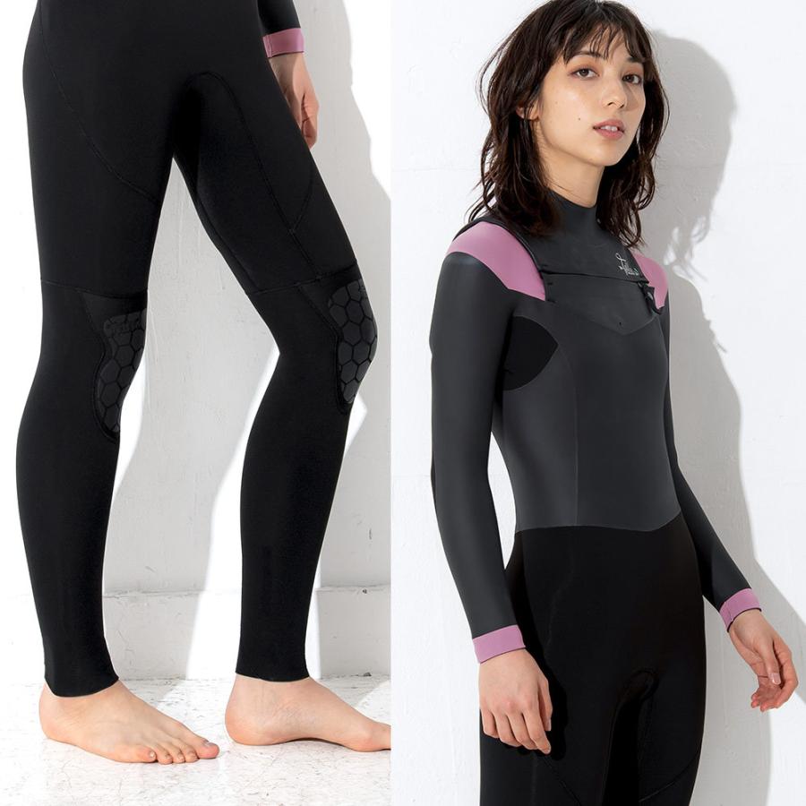 FELLOW ウェットスーツ フルスーツ レディース チェストジップ 3mm