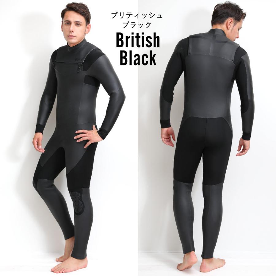 FELLOW セミドライ ウェットスーツ メンズ 5×3mm チェストジップ