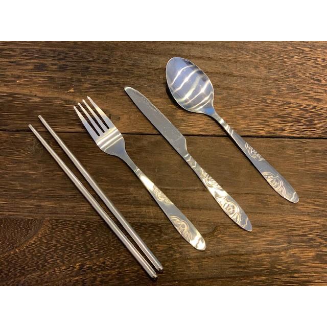 キャンプ 食器 セット カトラリーセット ナイフ フォーク 箸 スプーン