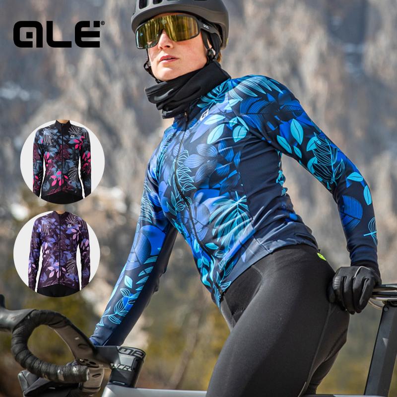 ALE(アレ)サイクルジャージ レディース 秋冬 長袖 [10℃/16℃] ロード