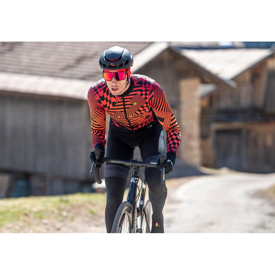 ALE(アレ)サイクルジャージ メンズ 秋冬 [12℃/18℃対応]フィット感