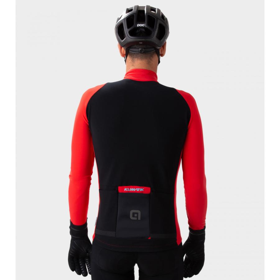 ALE(アレ)サイクルジャージ 長袖 メンズ 秋冬 [10℃/15℃対応] 裏起毛 撥