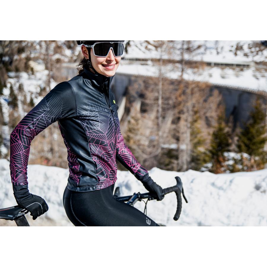 ALE(アレ)サイクルジャケット 冬 レディース 長袖 [内側2層生地 -5℃/10