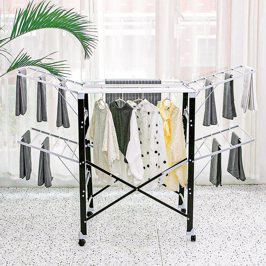 折りたたみ式 物干し 物干しスタンド 室内 物干し台 コンパクト
