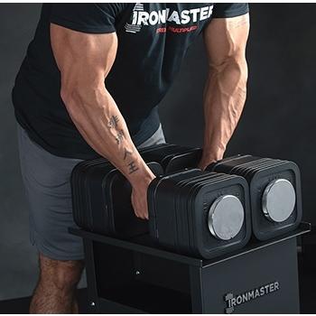 Ironmaster］ クイックロックダンベル68kg＋専用ラック バリューセット