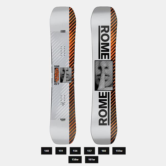 スノーボード 2015 ROME SDS AGENT Rocker 155cm Test snowboard Rome