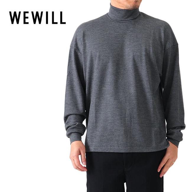 TIME SALE] WE WILL ウィーウィル ウール タートルネック ロンT W-007