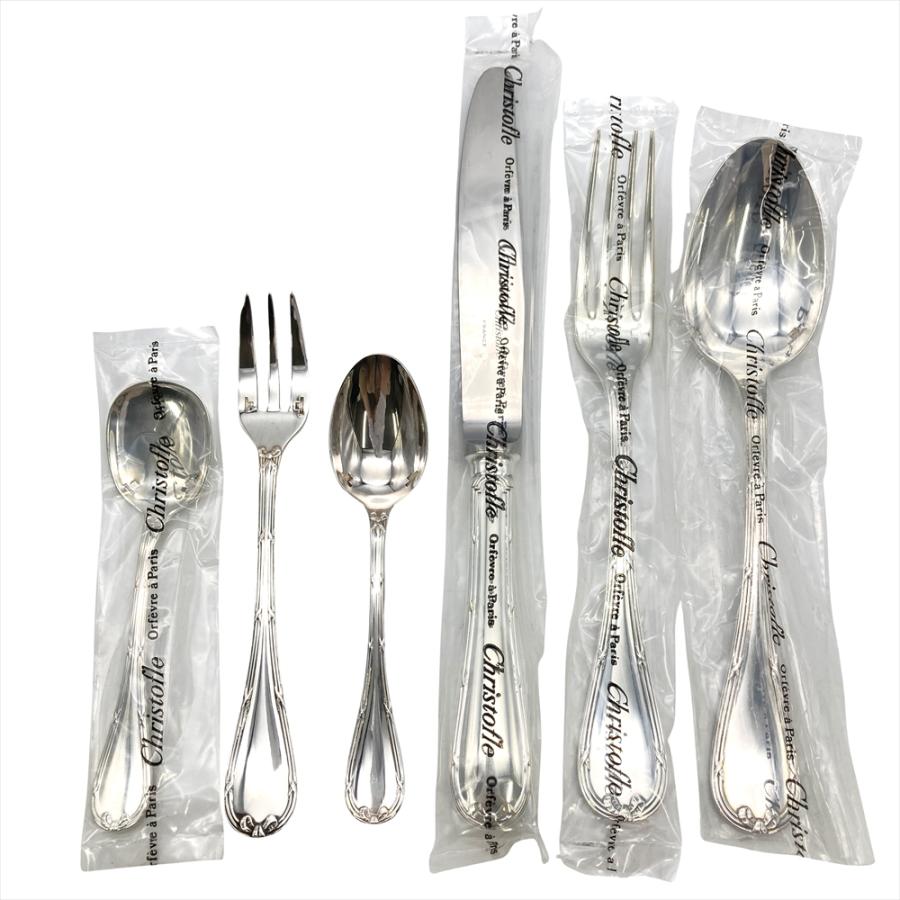 新品•未使用 クリストフル パールシルバーコーティング スプーン 6本