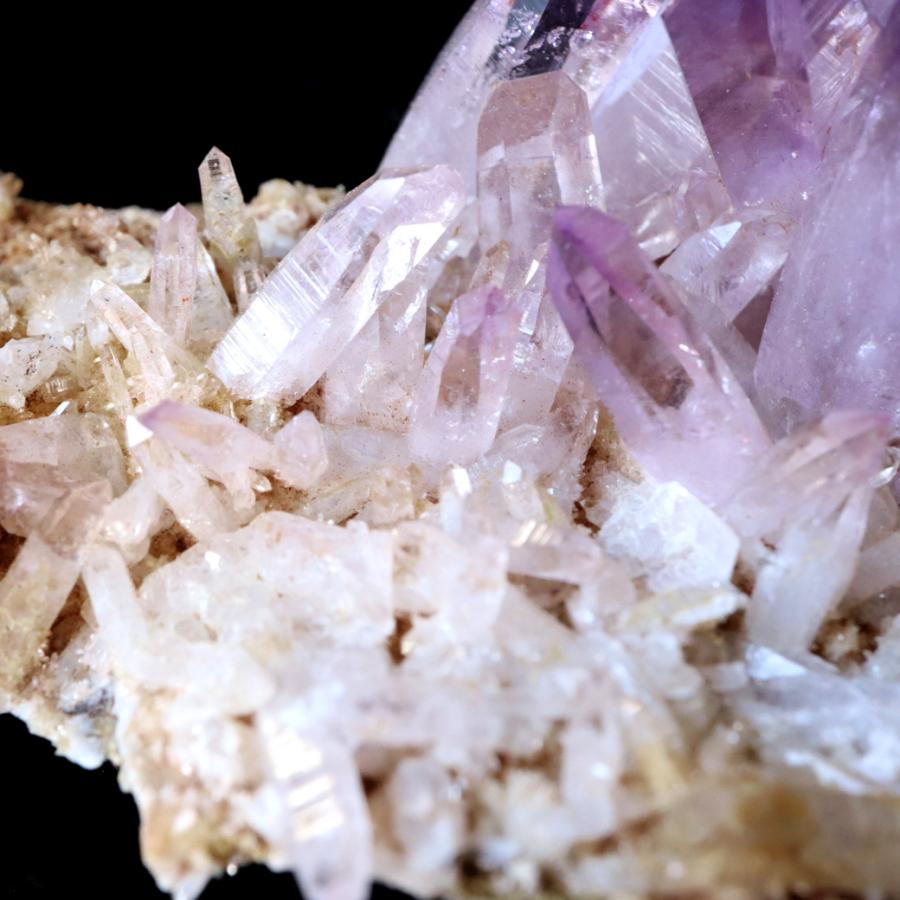 ベラクルス アメジスト ポイント クラスター 129g メキシコ産 母岩付き