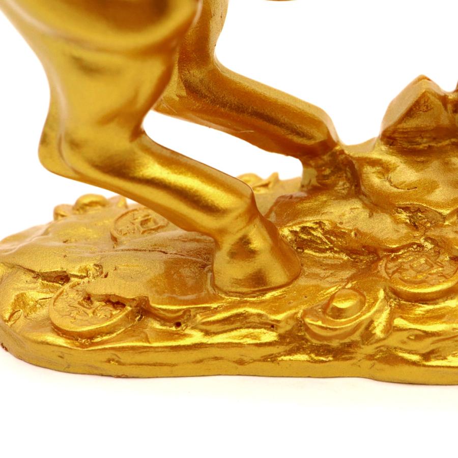 GOLD STONE 馬 2026年 干支 午年 置き物 樹脂製 Mサイズ 正月 新年
