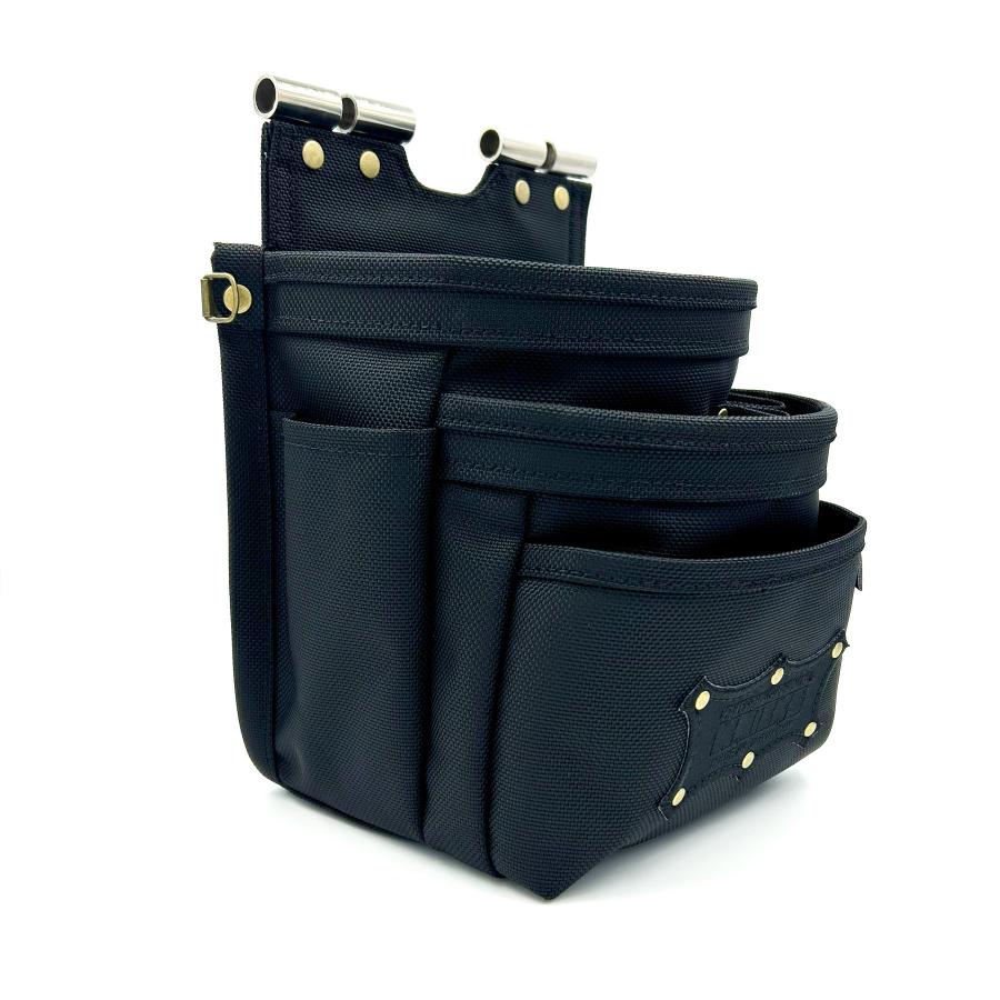 ニックス 腰袋 3段 チタン補強 チェーンタイプ コーデュラ バリ