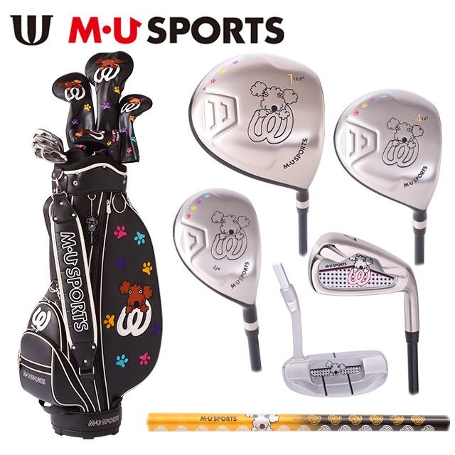 M・U SPORTS MUスポーツ 703W6900R レディース ゴルフ ハーフセット 8