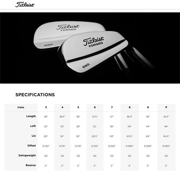 Titleist（タイトリスト） 680MB アイアンセット 15周年 数量限定復刻