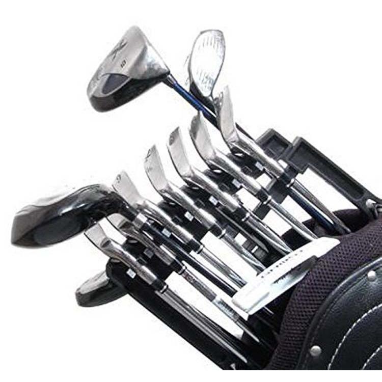 アイアンクラブ ホルダー 9本収納可 キャディーバッグ内 すっきり 整理