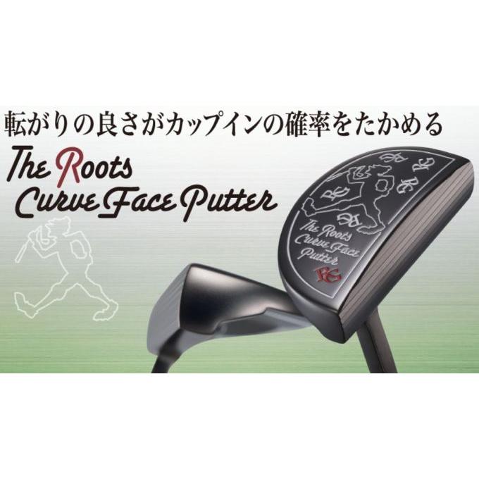 ルーツゴルフ ゴルフ クラブ パター カーブフェースパター スチール