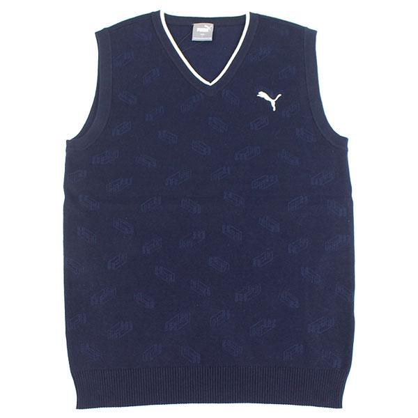 PUMA（プーマ） セール プーマゴルフ Vネックニットベスト 大きい