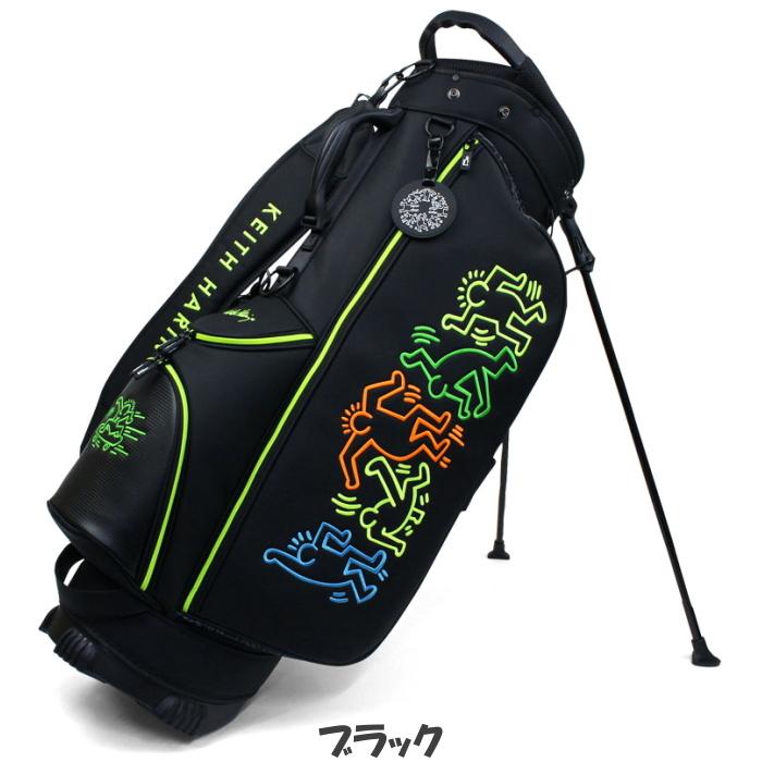 キースヘリング KHCB-08 スタンド キャディバッグ 5Figs 9型 【Keith