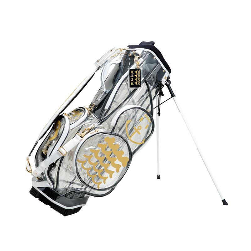 muta MARINE GOLF クリア8キャディバッグ【クリア/ベージュ