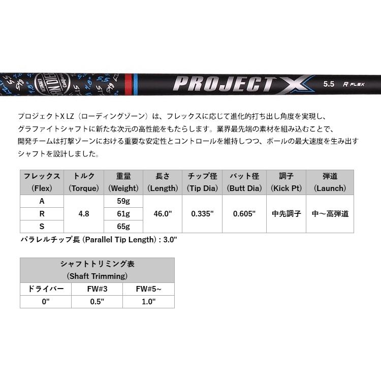 TRUE TEMPER（トゥルーテンパー） シャフト ドライバー用 プロジェクト