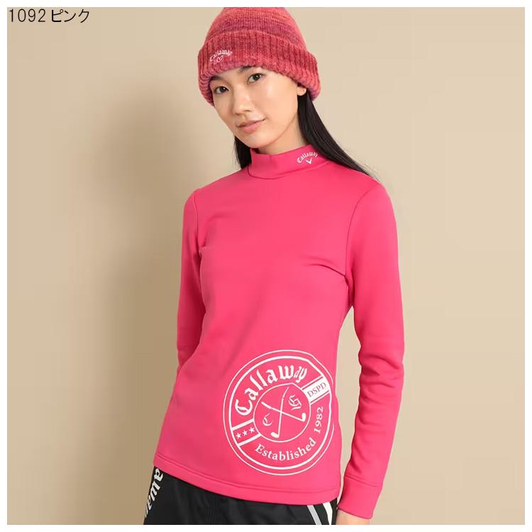 Callaway（キャロウェイ） ゴルフ レディース 裏起毛 長袖モックネック