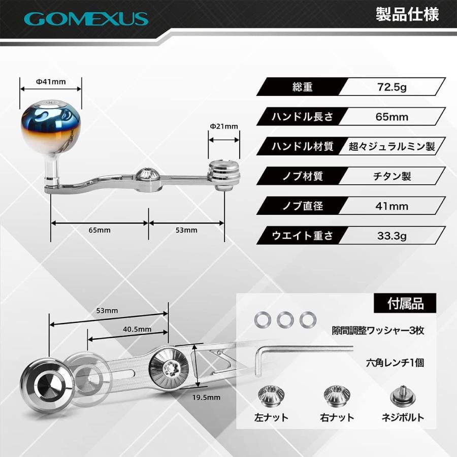 ベイトリール パワーハンドル 65mm シマノ Shimano ダイワ Daiwa アブ