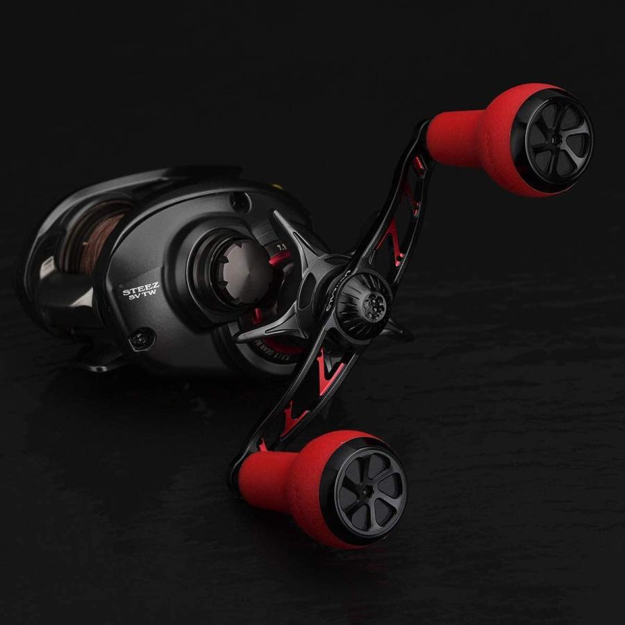 ベイトリール ダブルハンドル 100mm 7×4mm穴対応 シマノ 8x5mm穴対応