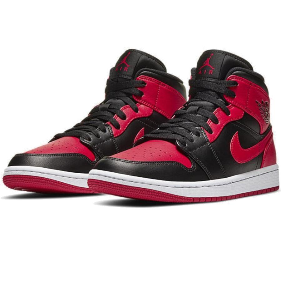 NIKE（ナイキ） NIKE AIR JORDAN 1 MID BRED エア ジョーダン 1 ミッド