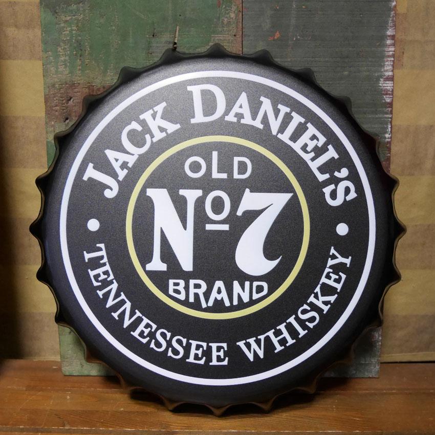 ジャックダニエル 王冠型 ブリキ看板 Jack Daniel's インテリア メタル