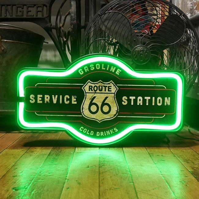 ルート66 LED ロープ ネオンサイン ROUTE66 インテリア : アメリカン