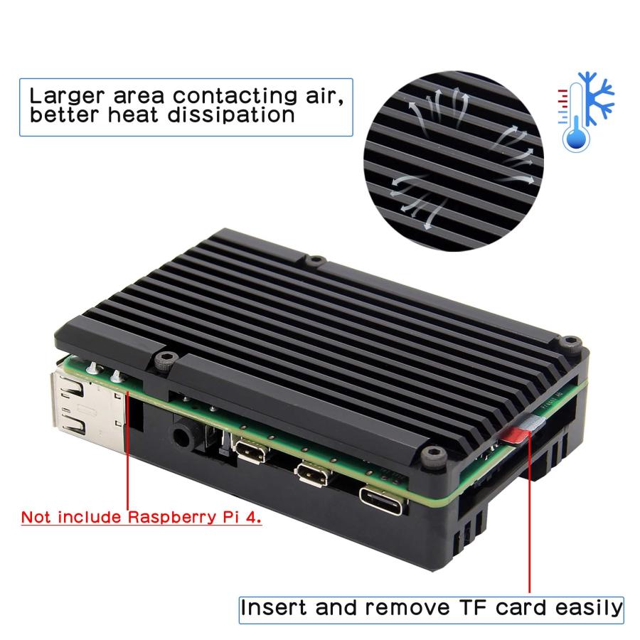 ☆美品 Raspberry Pi 4 Model B サウンドボード 金属ケース ☆美品