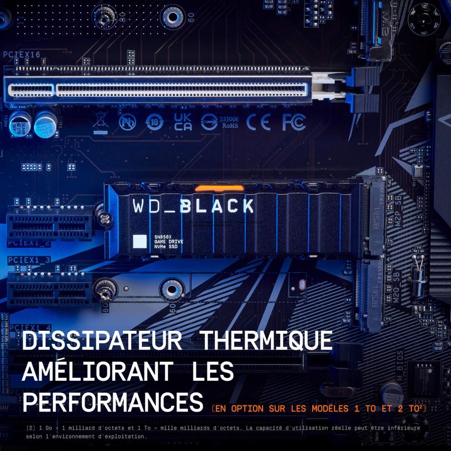 WD_BLACK 1TB SN850X NVMe 内蔵型 ゲーミング SSD ソリッドステート