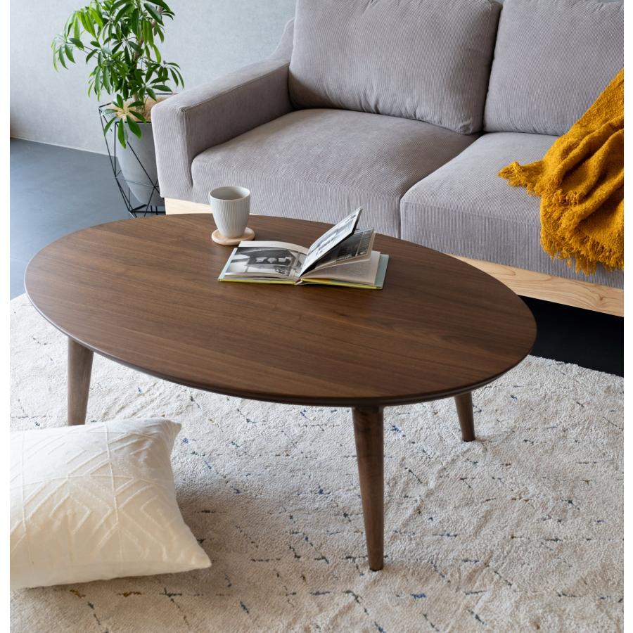 GOOD LIFE INTERIOR こたつ テーブル 楕円形 105×70cm おしゃれ