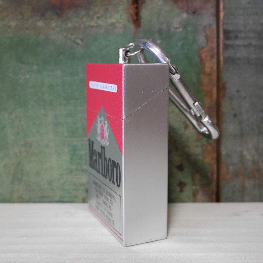 タバコ 箱型 携帯灰皿 キーホルダー 灰皿 ジャックダニエル マルボロ