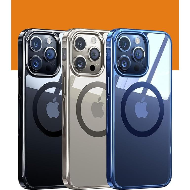 Alphex iPhone 15 Pro用磁気ケース MagSafe対応 iPhoneカラーマッチ 12