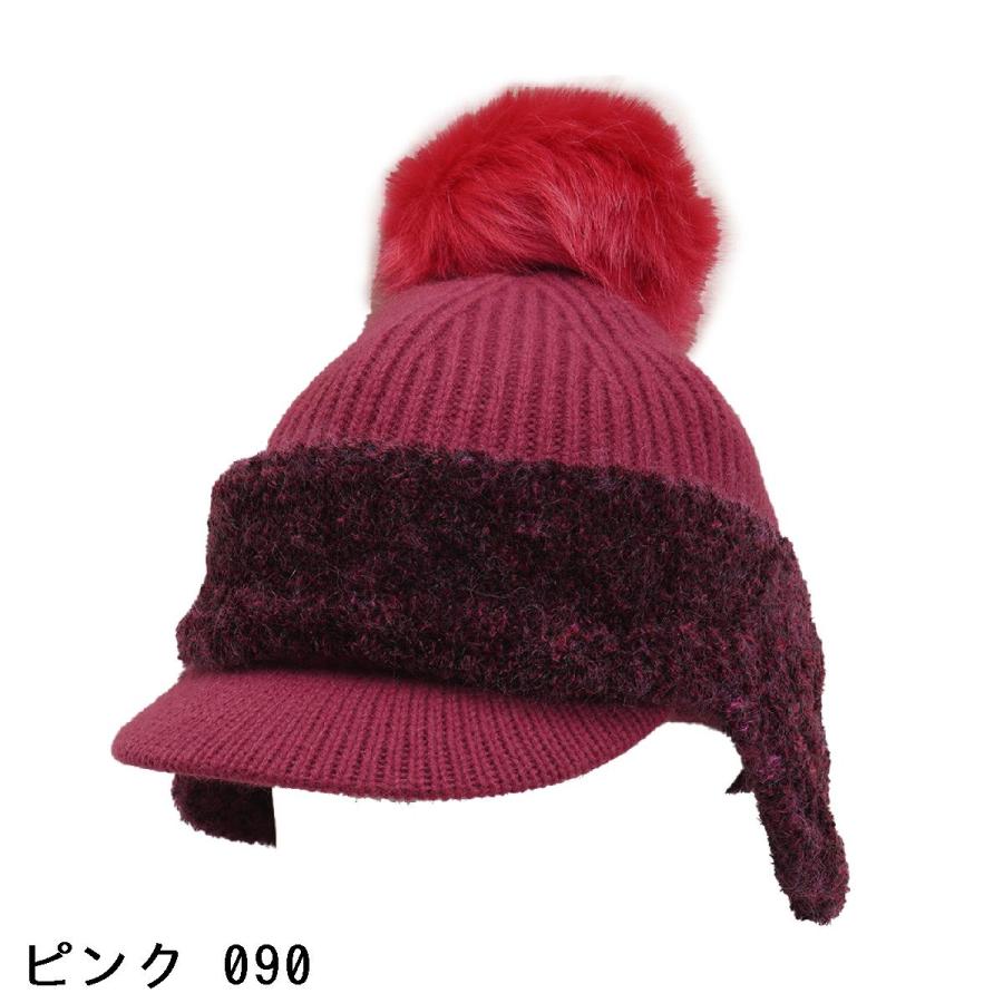 PEARLY GATES（パーリーゲイツ） 耳当て付きブリムニットワッチ