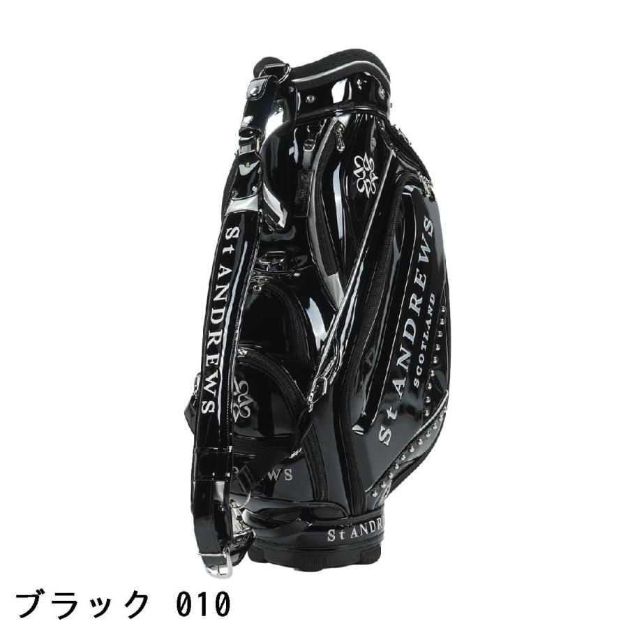 セント・アンドリュース St ANDREWS エナメルキャディバッグ : GDO
