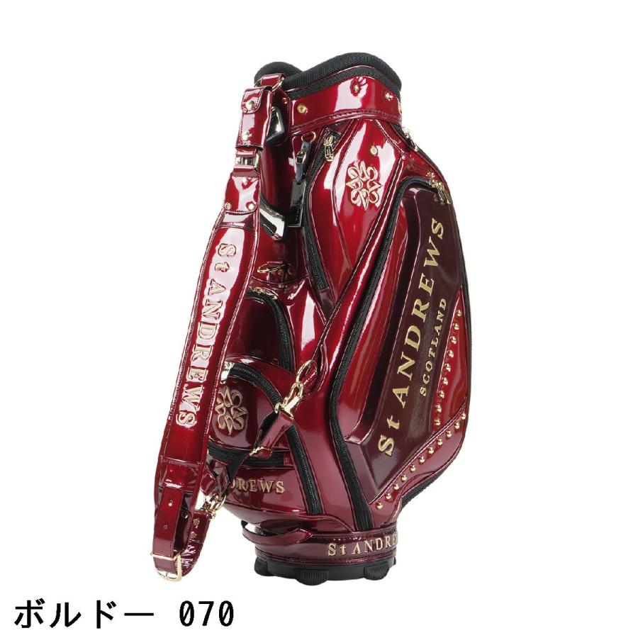 セント・アンドリュース St ANDREWS エナメルキャディバッグ : GDO