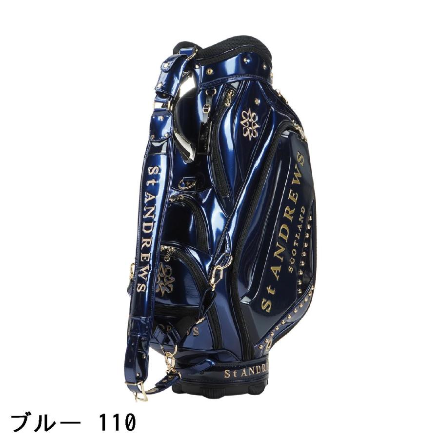 セント・アンドリュース St ANDREWS エナメルキャディバッグ : GDO