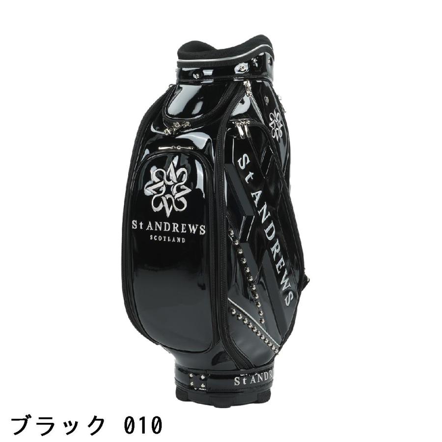 セント・アンドリュース St ANDREWS エナメルキャディバッグ : GDO