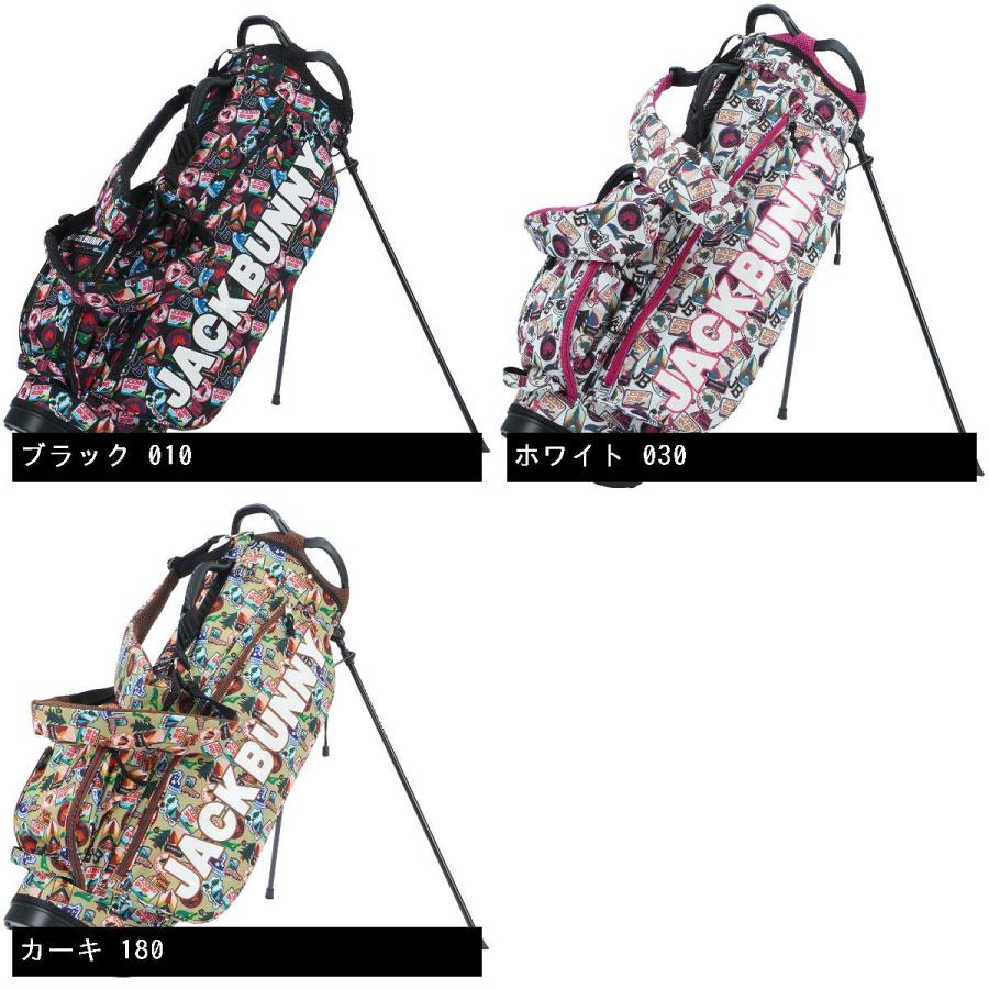 Jack Bunny!!（ジャックバニー） ワッペン柄スタンドキャディバッグ