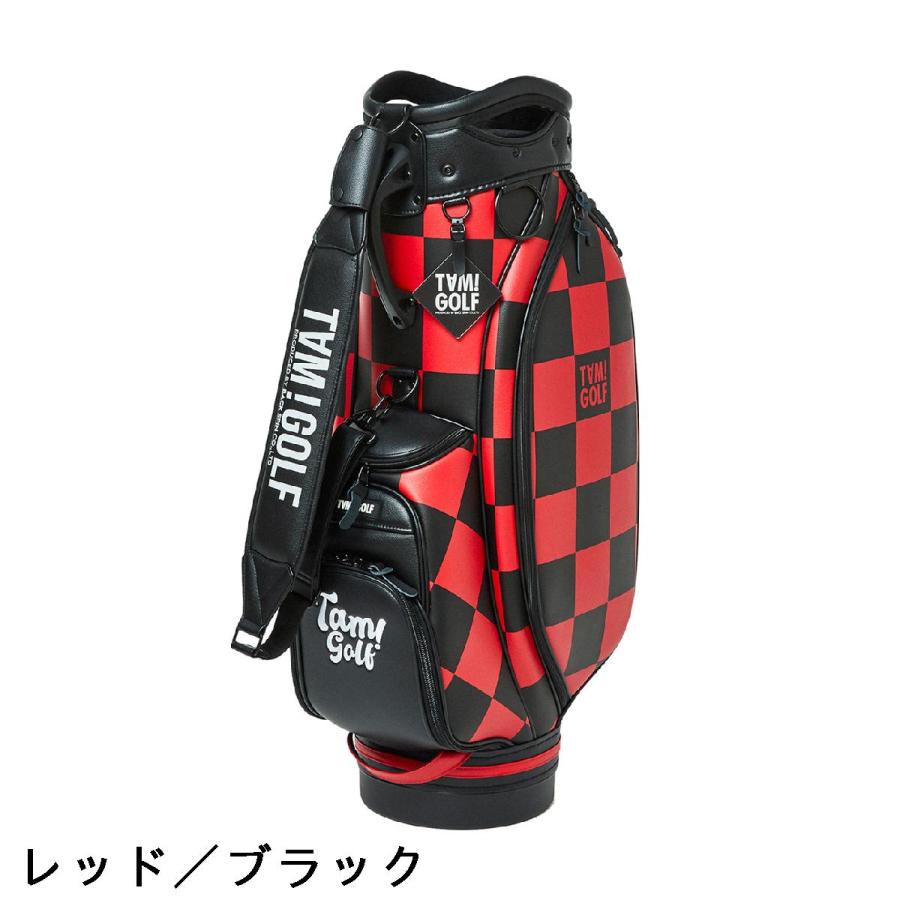 バックスピン BACK SPIN! TAM！GOLF CHECKERED ツアーキャディバッグ