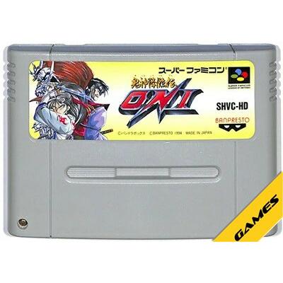 SFC 鬼神降臨伝ONI オニ セーブ可 少々小傷あり（ソフトのみ）【中古