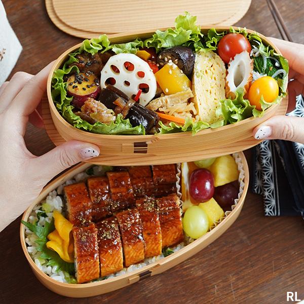 曲げわっぱ 弁当箱 小判入子 大 栗久 わっぱ弁当 国産 日本製 ギフト