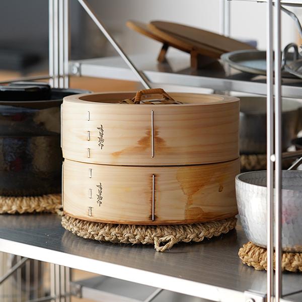 山一 中華せいろ 24 ひのき 身蓋セット 国産 蒸籠 ヒノキ 日本製