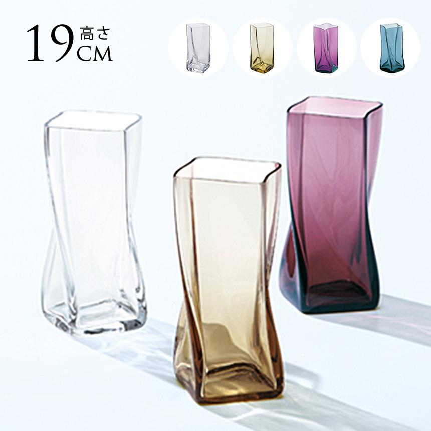 sghr（スガハラ） フラワーベース 花瓶 HELEN ヘレン 花器 四角 S 日本