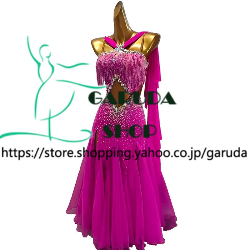 Garuda SHOP 社交ダンス高級衣装 セミオーダードレス ラテン競技高級