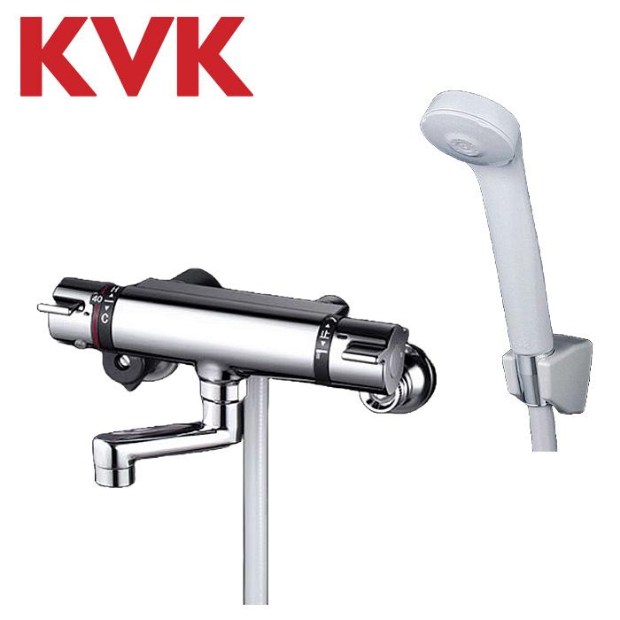 KVK KVK KF800TN サーモスタット式シャワー 80mmパイプ付 壁付