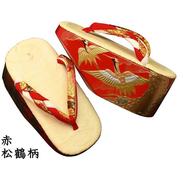 ぽっくり おぼこ 七五三 7歳用 金蒔絵 南部表付きぽっくり : 丸屋履物