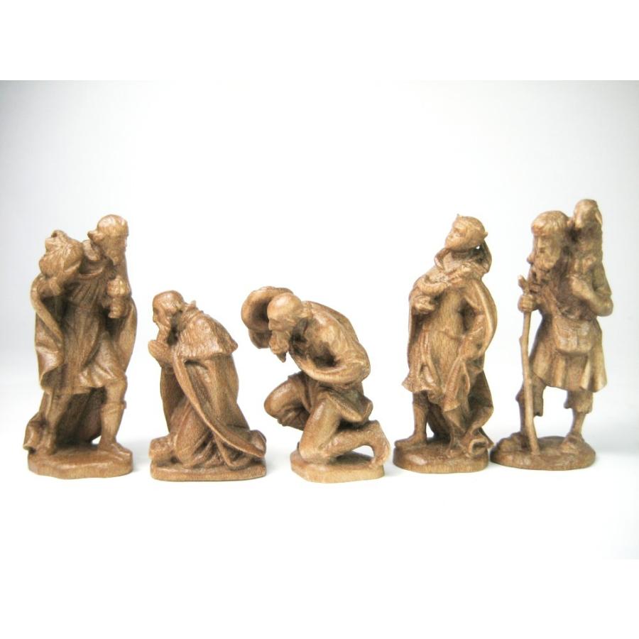創業100年《レーピ》木彫り クリスマス人形 キリスト降誕セット