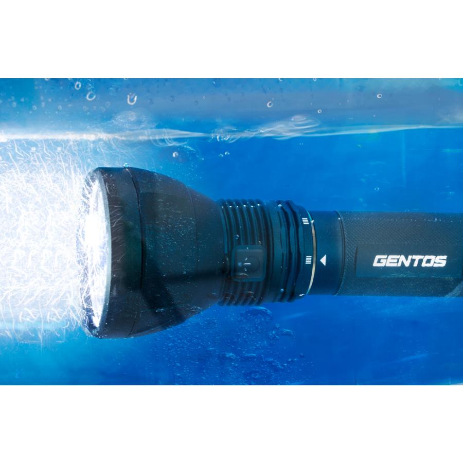 UltiREX フラッシュライト 懐中電灯 led 充電 最強 充電式 点滅 GENTOS